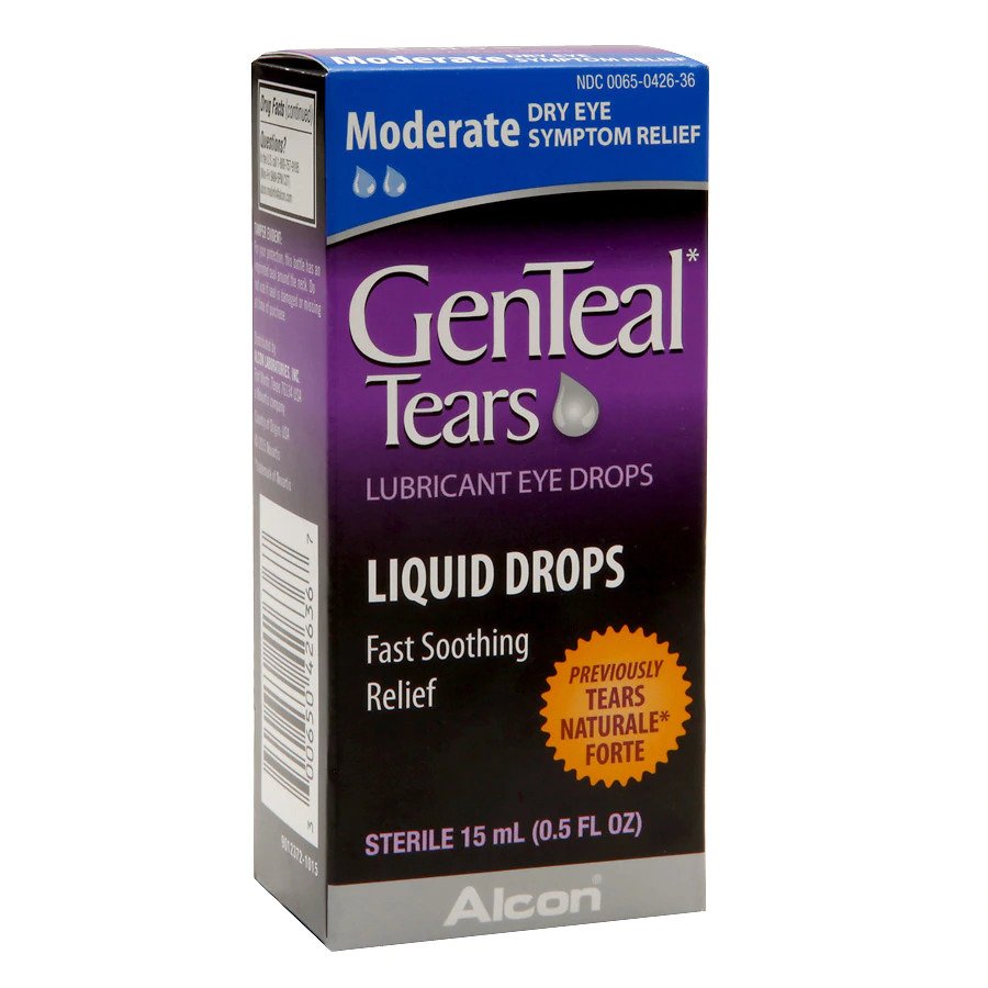 GenTeal Tears Moderate Eye Drops 15mL Dry Eye Relief