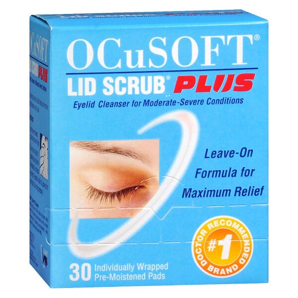 OcuSOFT Lid Scrub Plus 30 ct Eyelid Cleaners