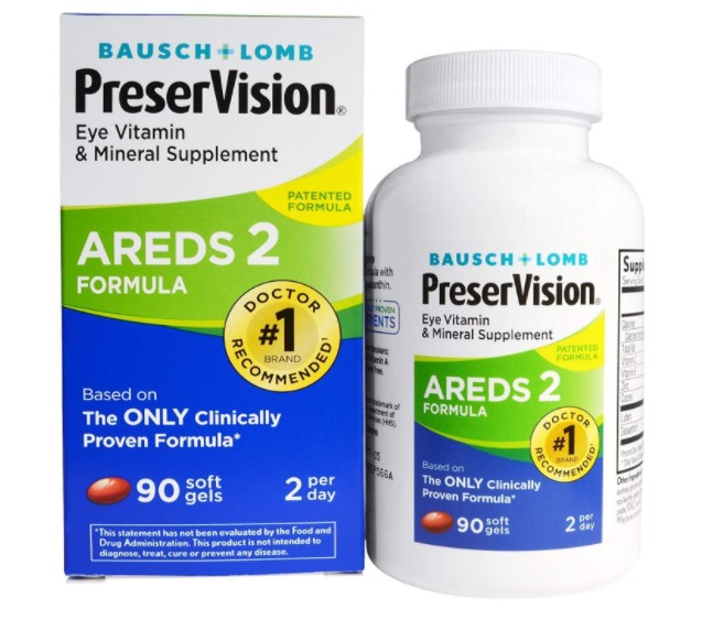PreserVision® AREDS 2 Formula Vitamin & Mineral Supplement 90 ct Soft Gels Eye Vitamins