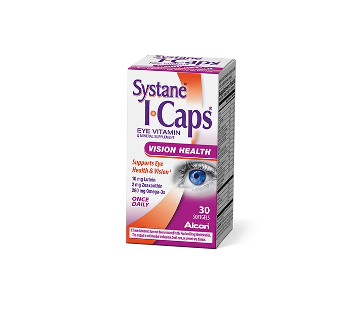 SYSTANE® ICAPS® Eye Vitamin Lutein/Omega 3 Formula 30ct Softgels Eye