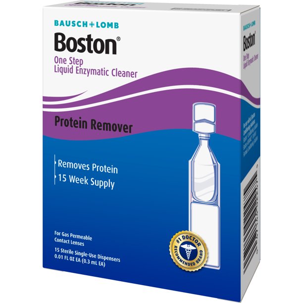 Boston® One Step Liquid Enzymatic Cleaner 15 ct Vials Contact Lens