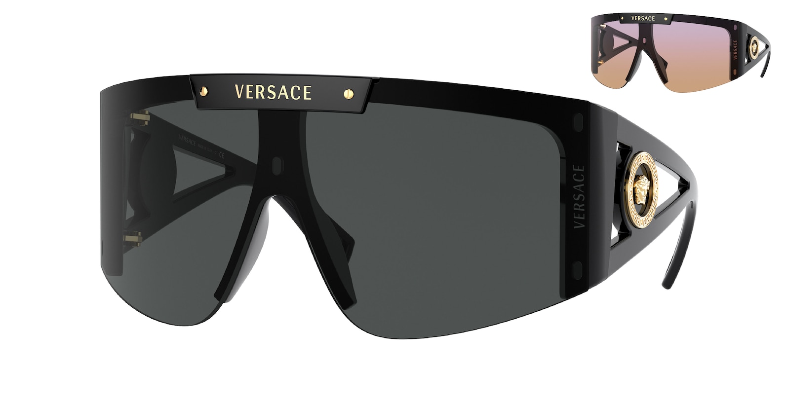 Versace VE4393 Sunglasses 401/1W White / clear Lens 46148120