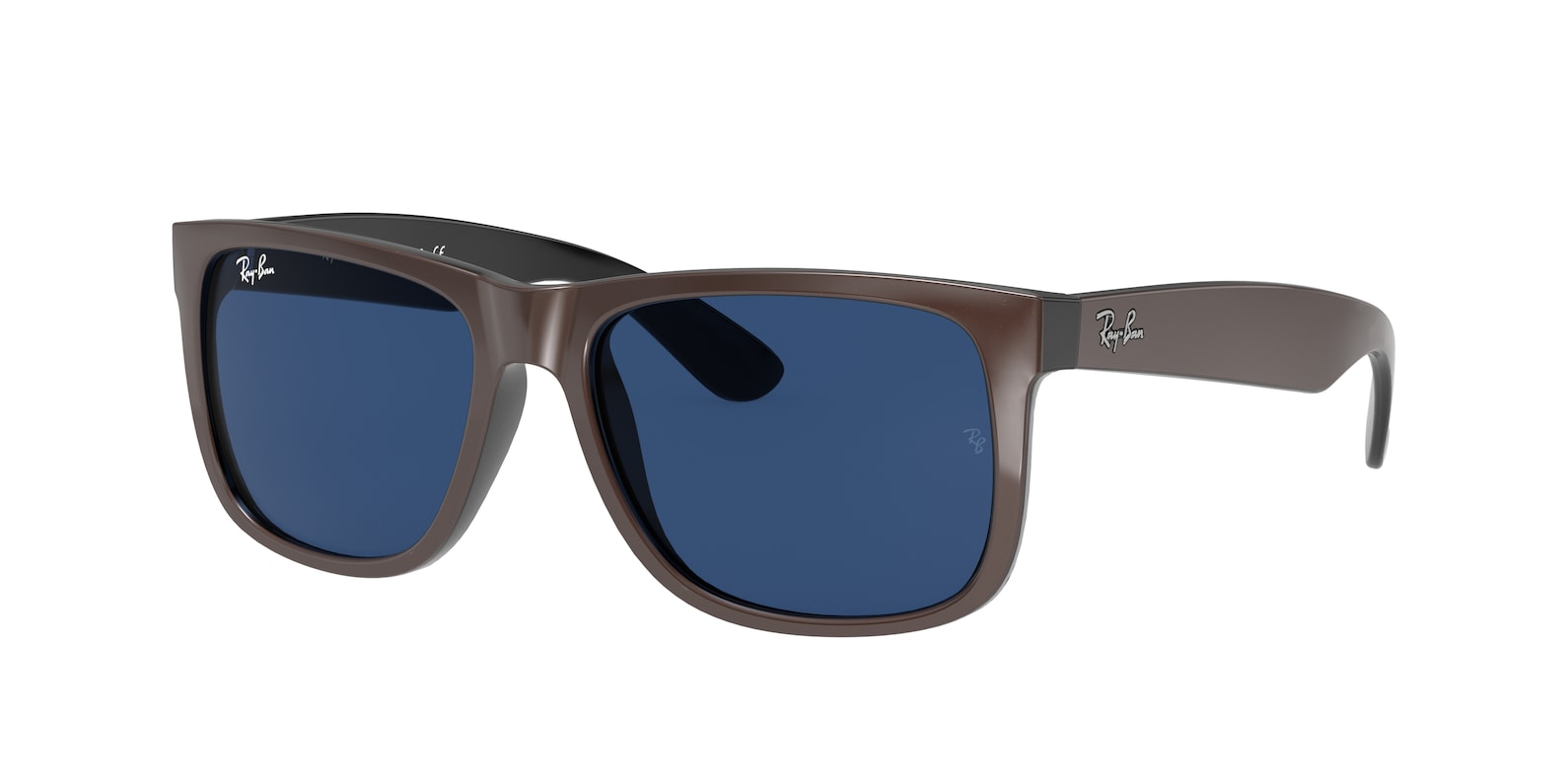 Ray-Ban RB4165 JUSTIN Sunglasses | 601/8G Rubber Black / light grey ...