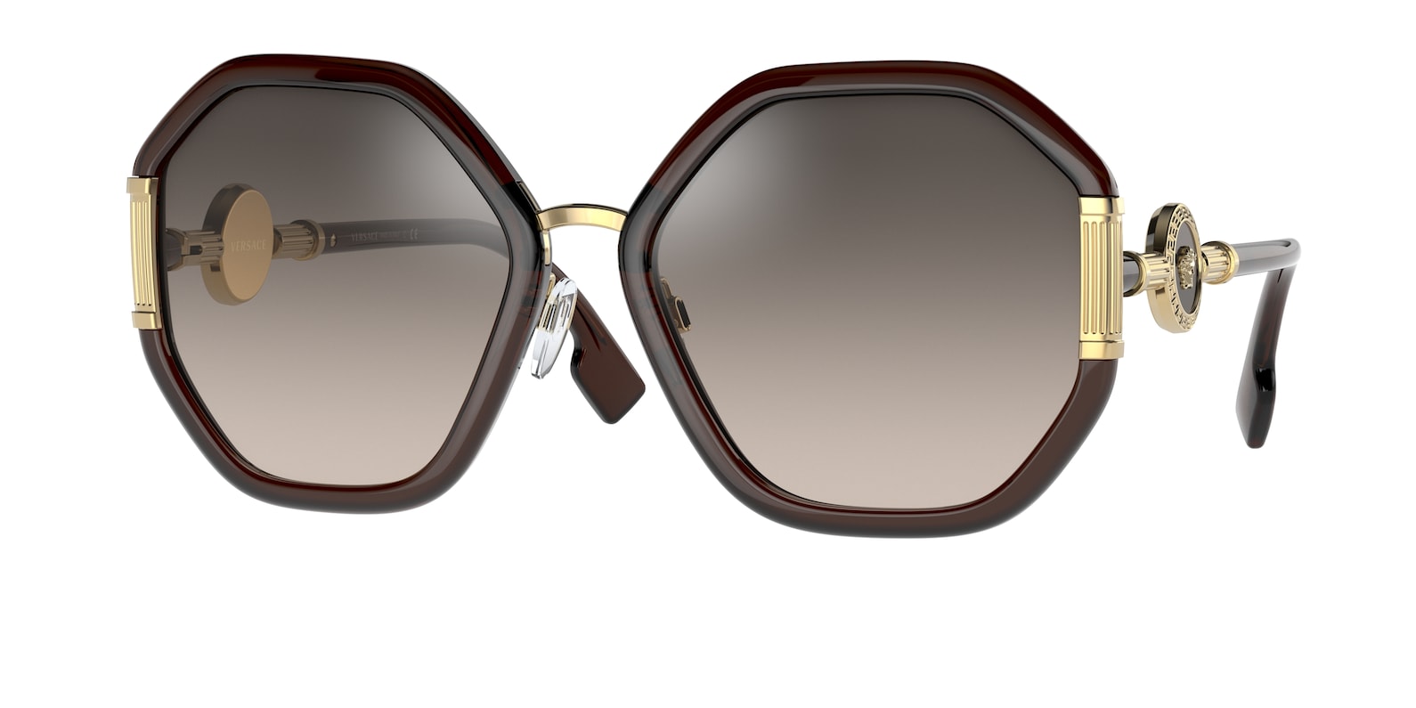 Versace VE4413 Sunglasses 108/13 Havana / brown gradient Lens 6019