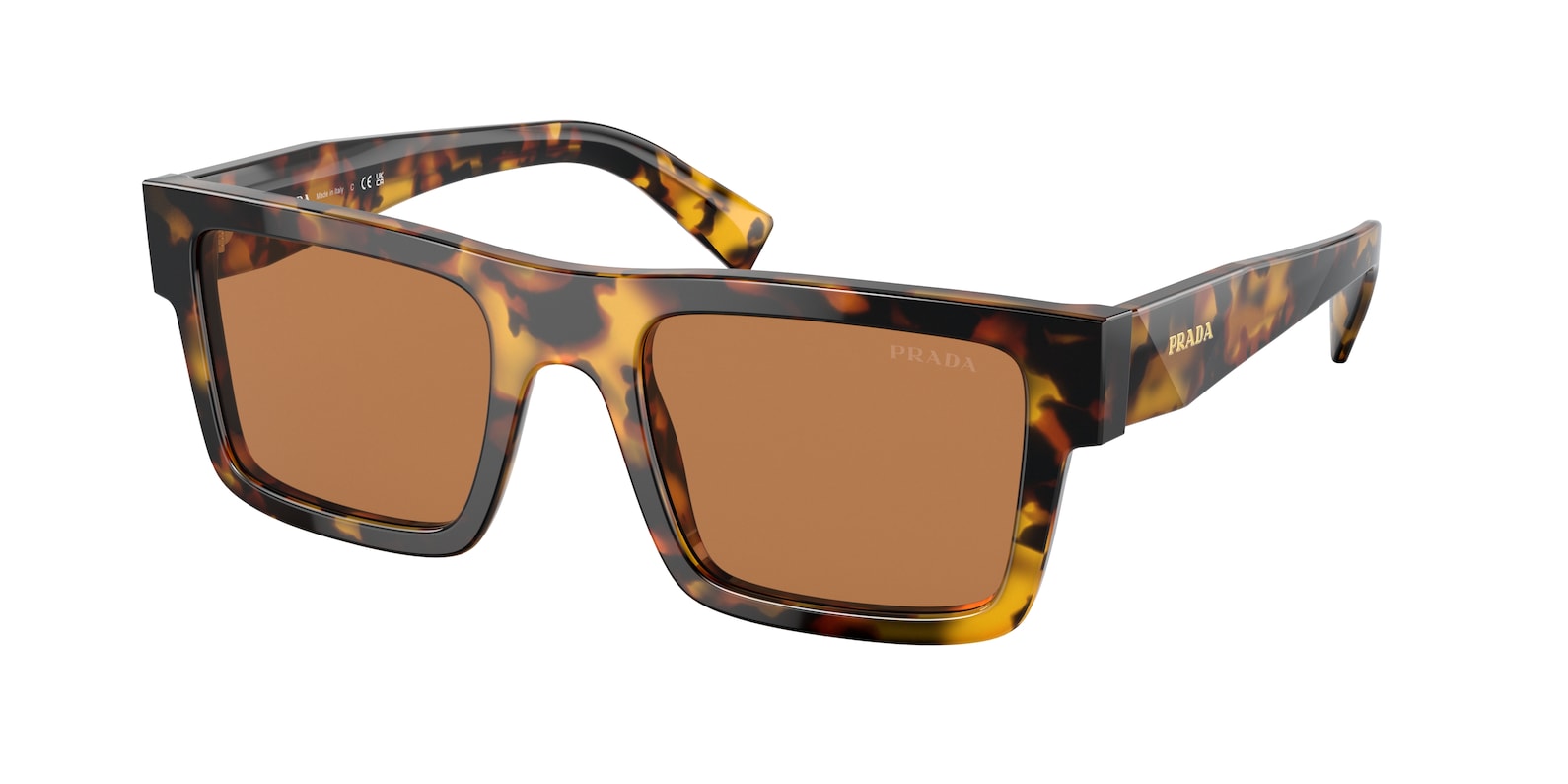 Prada PR 19WS Sunglasses VAU2Z1 Honey Tortoise / brown Lens 5221145
