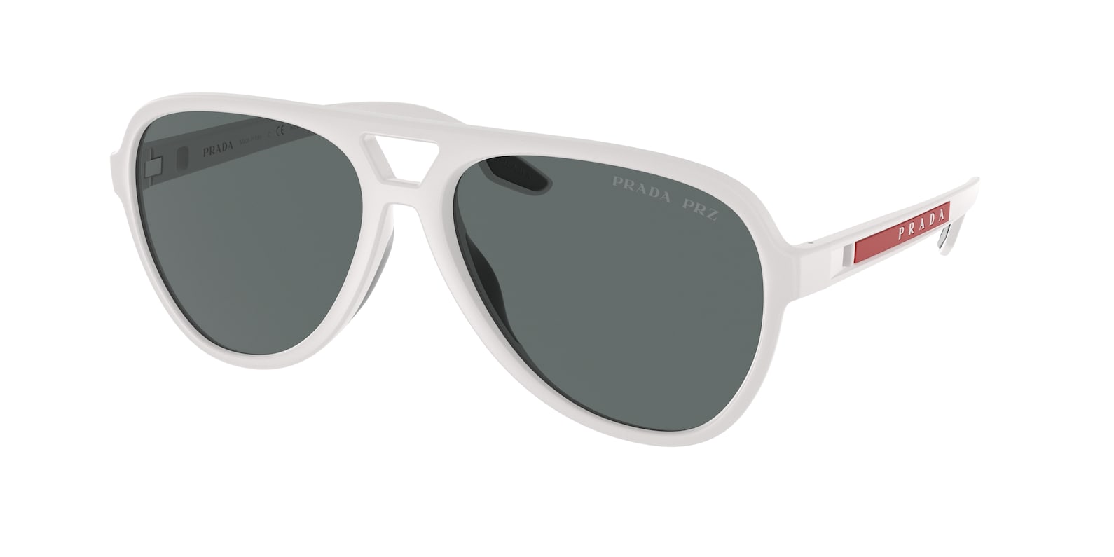 Prada Linea Rossa PS 06WS Sunglasses 1AB06G Black / polar grey