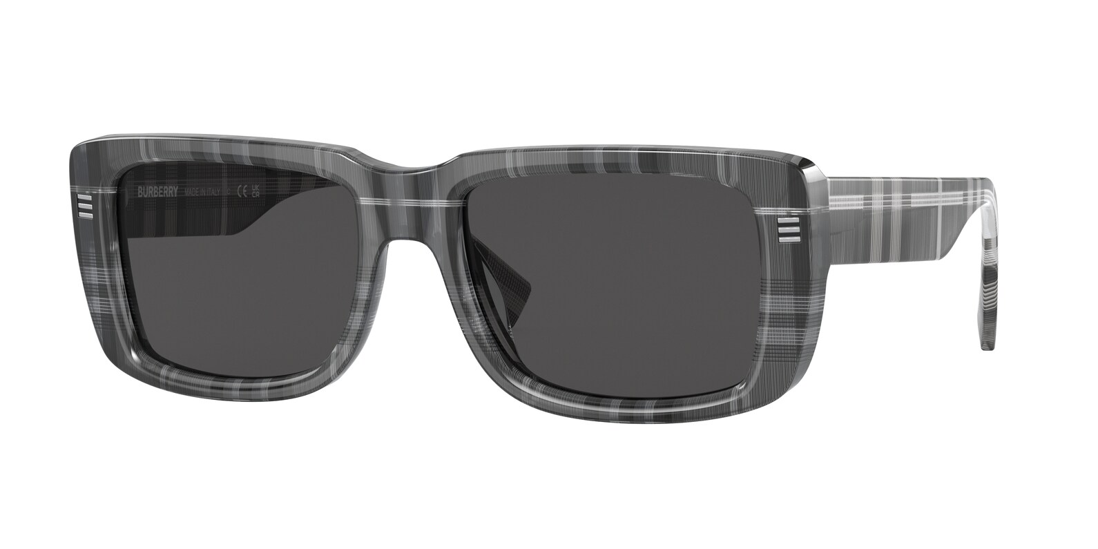Burberry BE4376U JARVIS Sunglasses 300187 Black / Dark Grey Lens 55