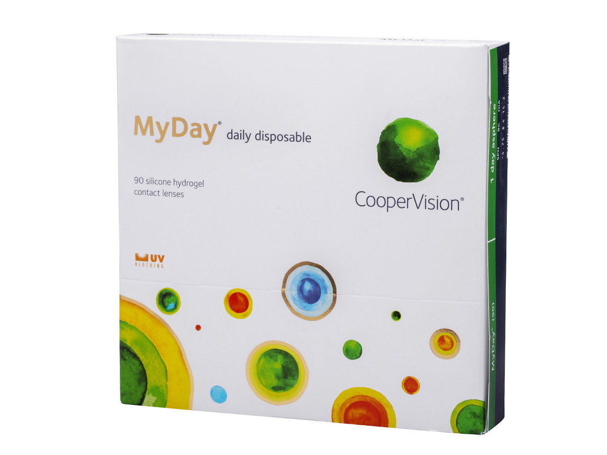 MyDay Daily Disposable 90 Pack Contact Lenses | Free Shipping