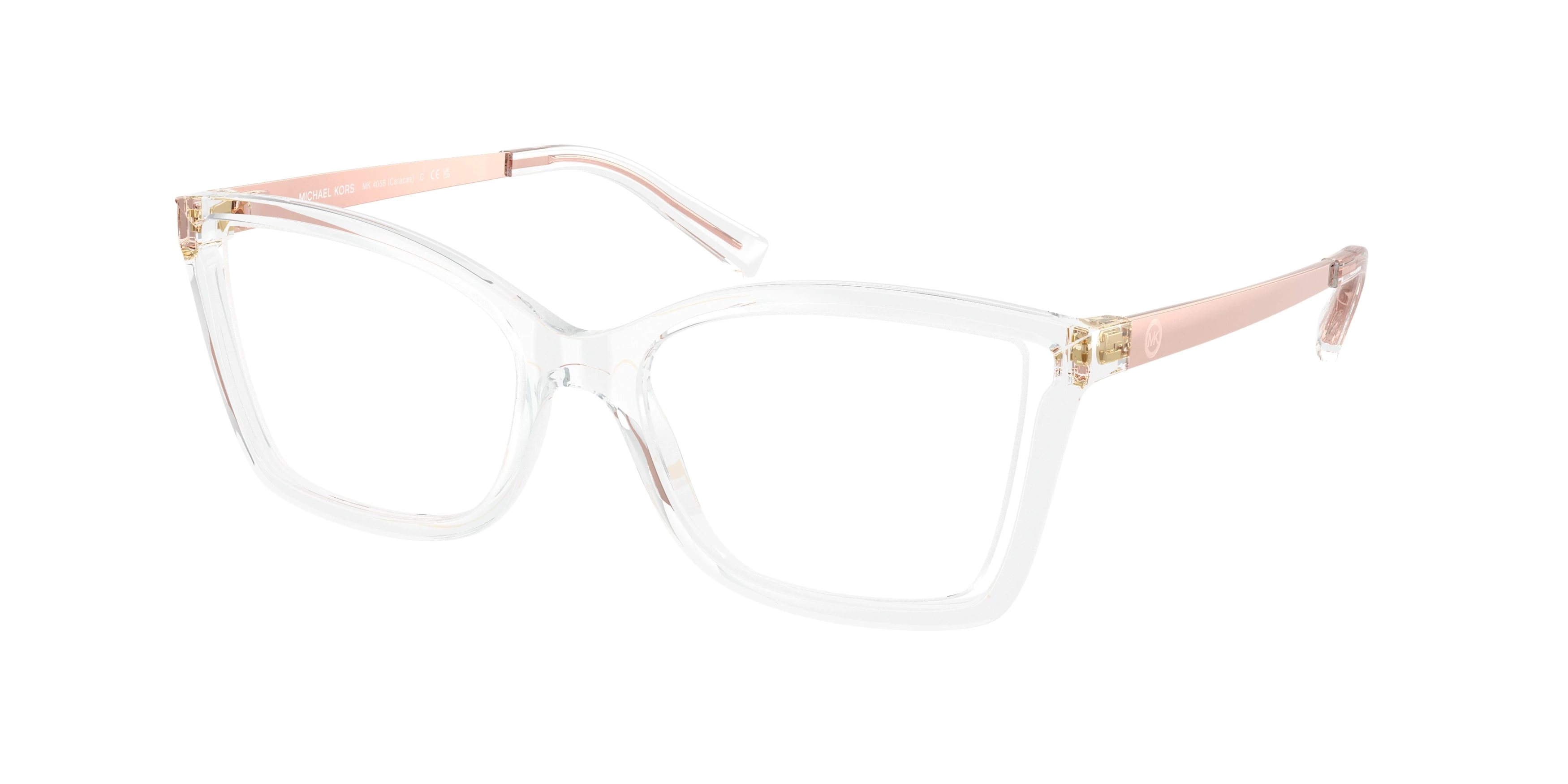 Michael Kors✨クリスタル✨べっ甲 Michael Kors MK4058 Caracas Eyeglasses | LensCrafters