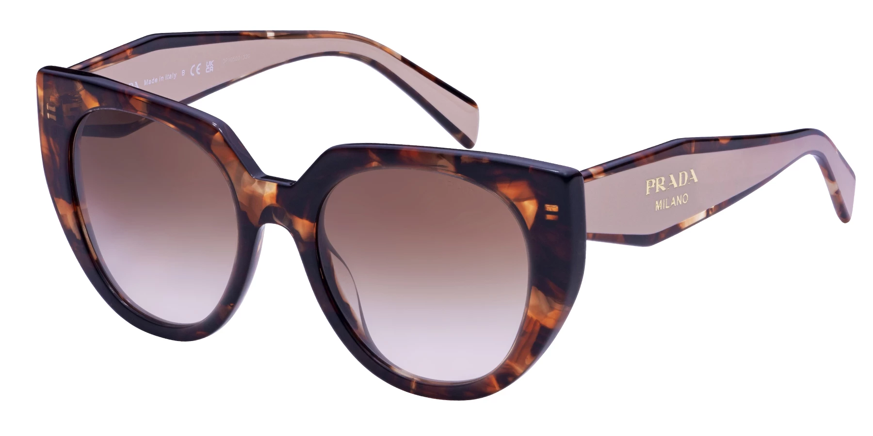 ✨ Authentic Prada PR 14WS Sunglasses — Tortoise/ Dark Brown Gradient Prada PR 14WS 2AU-5Y1 Tortoise Brown Polarized Gradient 52mm  main image 2