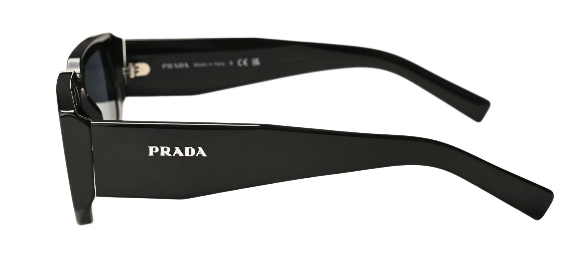 Prada sunglasses - PR O6YS Prada PR 06YS 09Q5S0 Rectangle Black Sunglasses  main image 4