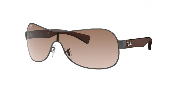RAY-BAN RB3471 style-color 029/13 Matte Gunmetal / brown gradient dark brown Lens