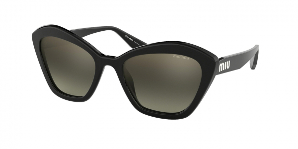 MIU MIU MU 05US CORE COLLECTION style-color 1AB5O0 Black / gradient grey mirror silver Lens