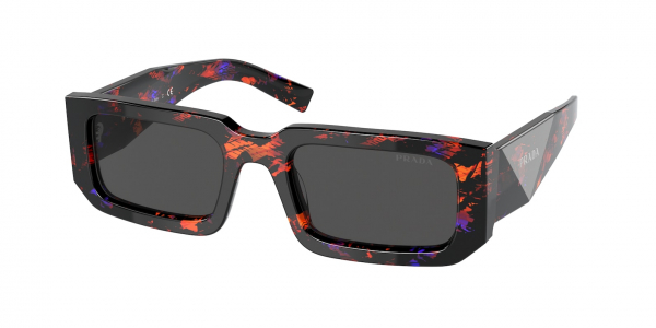 PRADA PR 06YS style-color 06V5S0 Abstract Orange / dark grey Lens