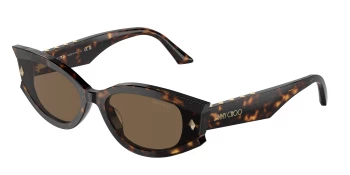 Jimmy Choo JC5015U style-color 500273 Havana / Dark Brown Lens