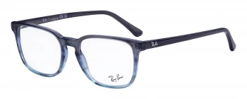 Ray Ban RX5418 style-color 8254 Striped Grey & Blue