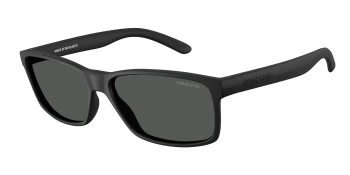 Arnette AN4185 SLICKSTER style-color 447/87 Rubber Black / Dark Grey Lens