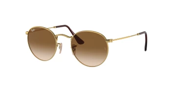 Ray-Ban RB3447 ROUND METAL style-color 001/51 Gold / Brown Lens
