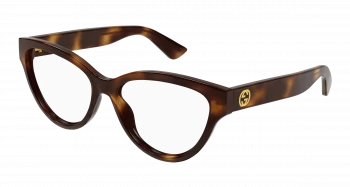 GUCCI キャットアイフレムメカネ GG1581O 004 Gucci GG1581O 004 Violet Eyeglasses for Woman – LookerOnline
