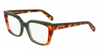 Salvatore Ferragamo SF3010 style-color 335 Opaline Khaki / Blonde Tortoise