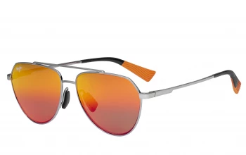 Maui Jim WAIWAI style-color RM634-17 Shiny Light Ruthenium / HAWAII LAVA Lens