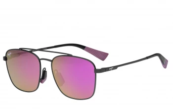 Maui Jim PĪWAI ASIAN FIT style-color P645-02A Matte Black / MAUI Sunrise Lens