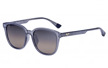 Maui Jim KU&lsquo;IKAHI ASIAN FIT style-color HS647-14 Shiny Trans Dark Grey / HCL Bronze Lens