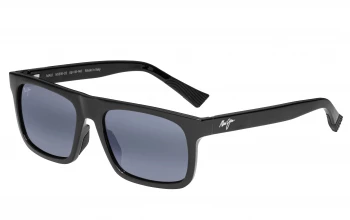 Maui Jim &lsquo;ŌPIO style-color 616-02 Shiny Black / Neutral Grey Lens