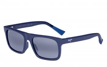 Maui Jim &lsquo;ŌPIO style-color 616-03 Shiny Blue / Neutral Grey Lens