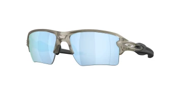 Oakley FLAK 2.0 XL OO9188 style-color 9188J9 Matte Grey Ink / Prizm Deep Water Polarized Lens