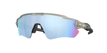 Oakley RADAR EV PATH OO9208 style-color 9208F6 Matte Grey Ink / Prizm Deep Water Polarized Lens