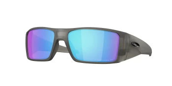 Oakley HELIOSTAT OO9231 style-color 923124 Matte Grey Smoke / Prizm Sapphire Polarized Lens