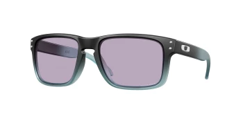 Oakley OO9244 HOLBROOK (A) Asian Fit style-color 924479 Matte Transparent Stonewash Black Fade / Prizm Slate Lens