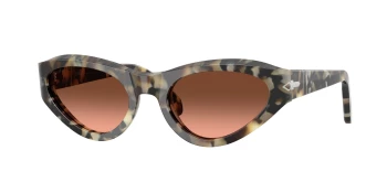 Persol PO0052S style-color 1071A5 Brown Tortoise / Pink Gradient Brown Lens