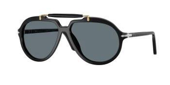 Persol PO0202S style-color 95/3R Black / Dark Blue Polar Lens