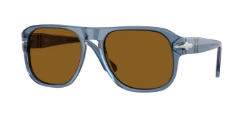 Persol PO3310S JEAN style-color 121833 Transparent Navy / Brown Lens