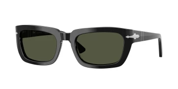 Persol PO3367S style-color 95/31 Black / Green Lens