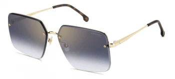 CARRERA 3044/S style-color DM2 GD Brwhvn M2 G / 1V BLUE SHADED GOLD MIRROR V Lens