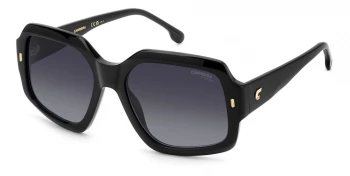 CARRERA 3045/S style-color 807 Black 07 B / 9O DARK GREY SHADED O Lens
