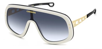 Carrera FLAGLAB 17 style-color B4E Whit Gold 4E W / 08 DK BLUE SHADED 8 Lens