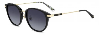 Kate Spade KS FAWN/F/S style-color 807 Black 07 B / 9O DARK GREY SHADED O Lens