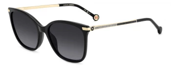 Carolina Herrera HER 0261/G/S style-color 807 Black 07 B / 9O DARK GREY SHADED O Lens