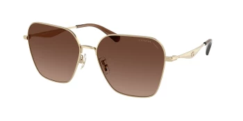 Coach HC7168 CW189 0HC7168 style-color 9005T5 Shiny Light Gold / Brown Gradient Polar Lens