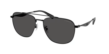 Coach HC7172 CW404 0HC7172 style-color 939387 Satin Black / Grey Solid Lens
