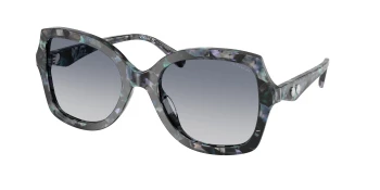 Coach HC8410U CW225 0HC8410U style-color 584535 Blue Pearl Tortoise / Blue Purple Gradient Lens