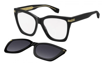 Marc Jacobs MJ 1113/CS style-color 807 Black 07 B / 9O DARK GREY SHADED O Lens