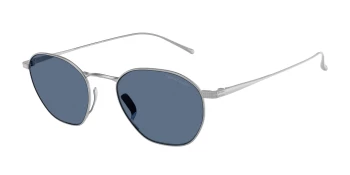 Giorgio Armani AR6160T style-color 338780 Silver / Dark Blue Lens