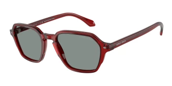Giorgio Armani AR8220 style-color 617056 Transparent Bordeaux / Blue Lens