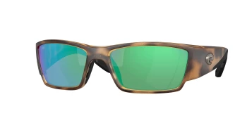Costa Del Mar 6S9109 CORBINA PRO 06S9109 style-color 910912 Matte Tortoise / Green Mirror Lightwave Glass Lens