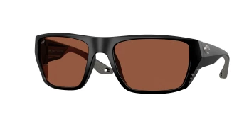 Costa Del Mar 6S9118 FINLET 06S9118 style-color 911806 Matte Black / Copper Polycarbonate Lens